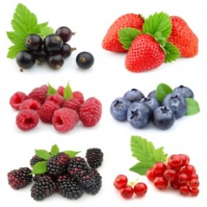 fructe inchise la culoare